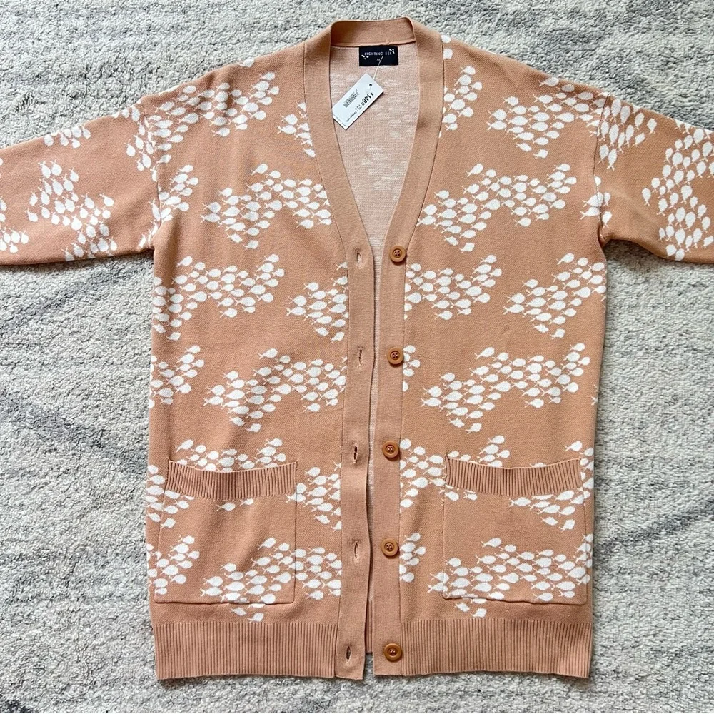 Fighting Eel Latte Fish Women Size Medium - Picture 3 of 3